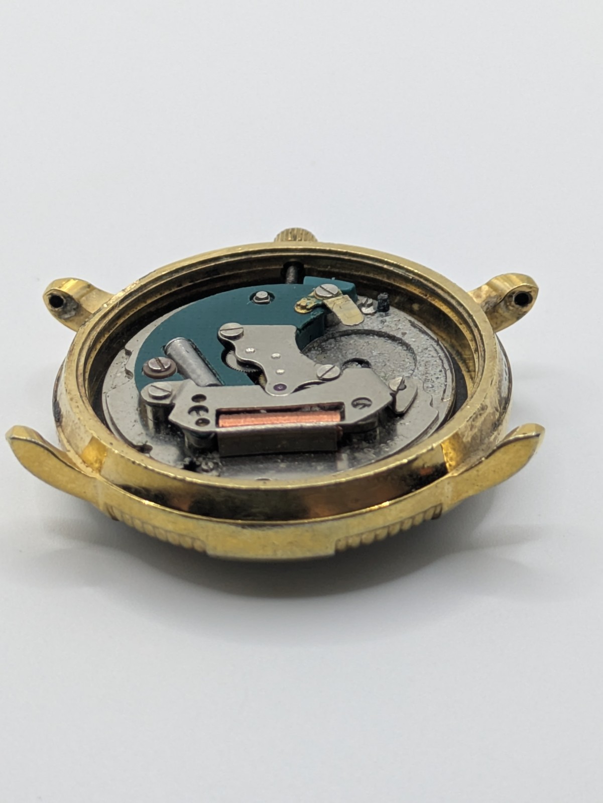 Sekonda HP 6881 Quartz Date Watch Head No Strap Case Back Parts Repair