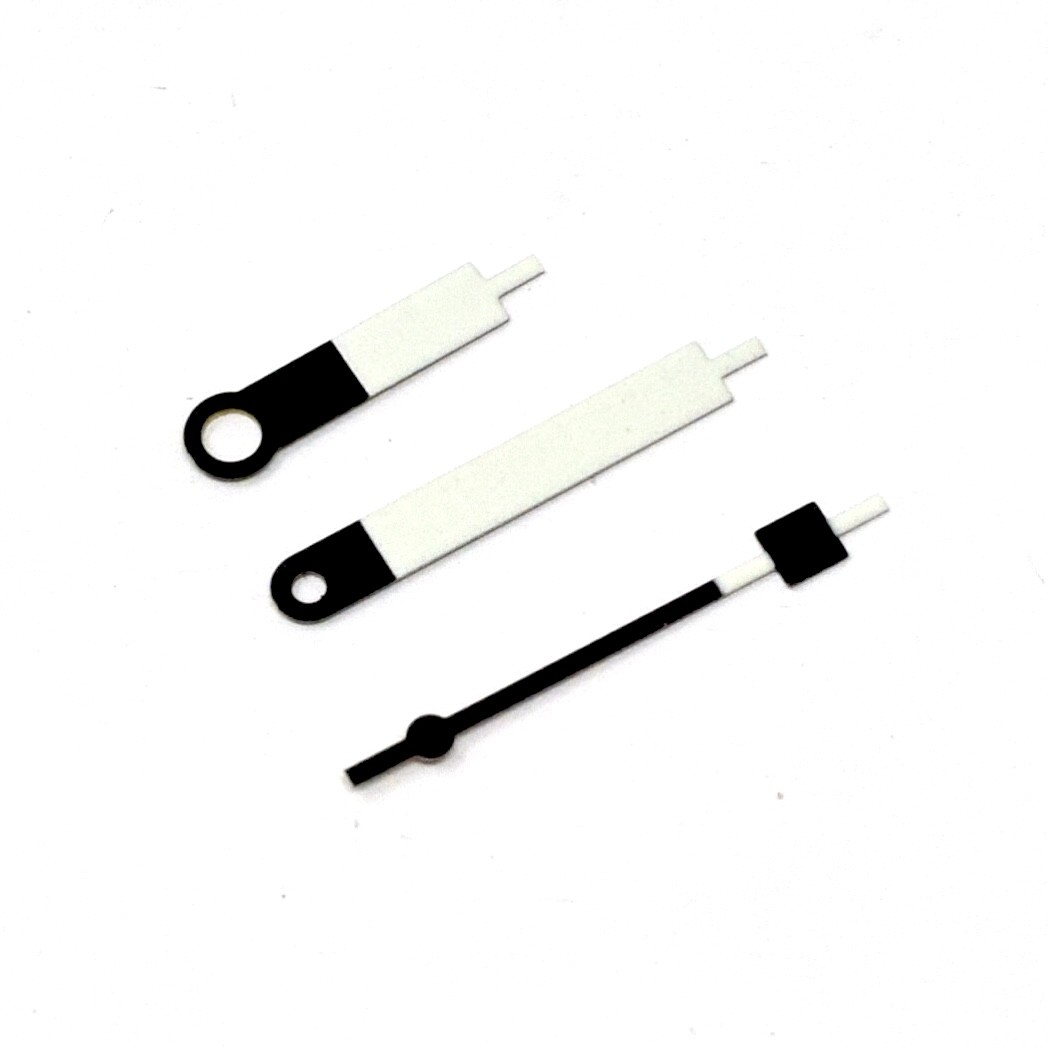 Sinn U1 Style Watch Hand Set – Black/White – CT8117