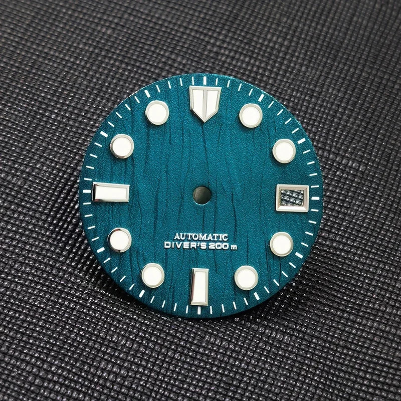 Birch Dial Blue Lume for NH35/NH36 Movement 28.5mm Dial