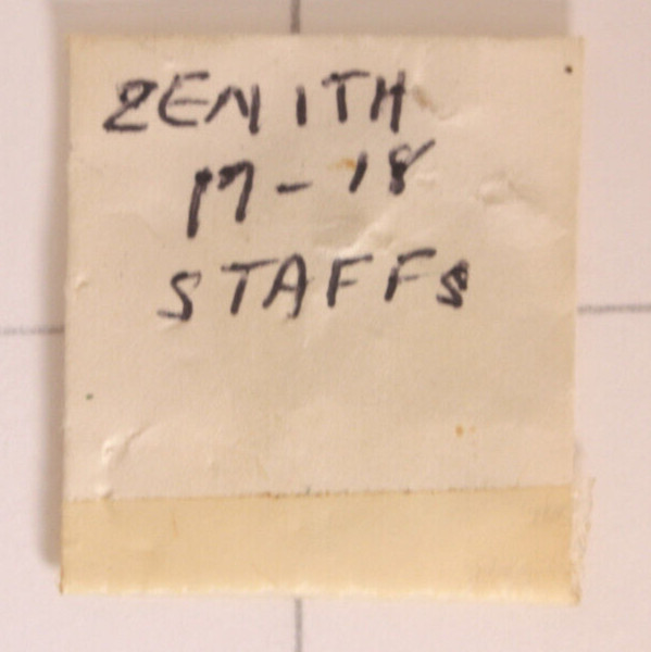 ZENITH MOVADO BALANCE STAFF MODELS 17 18 BESTFIT # 100/2450