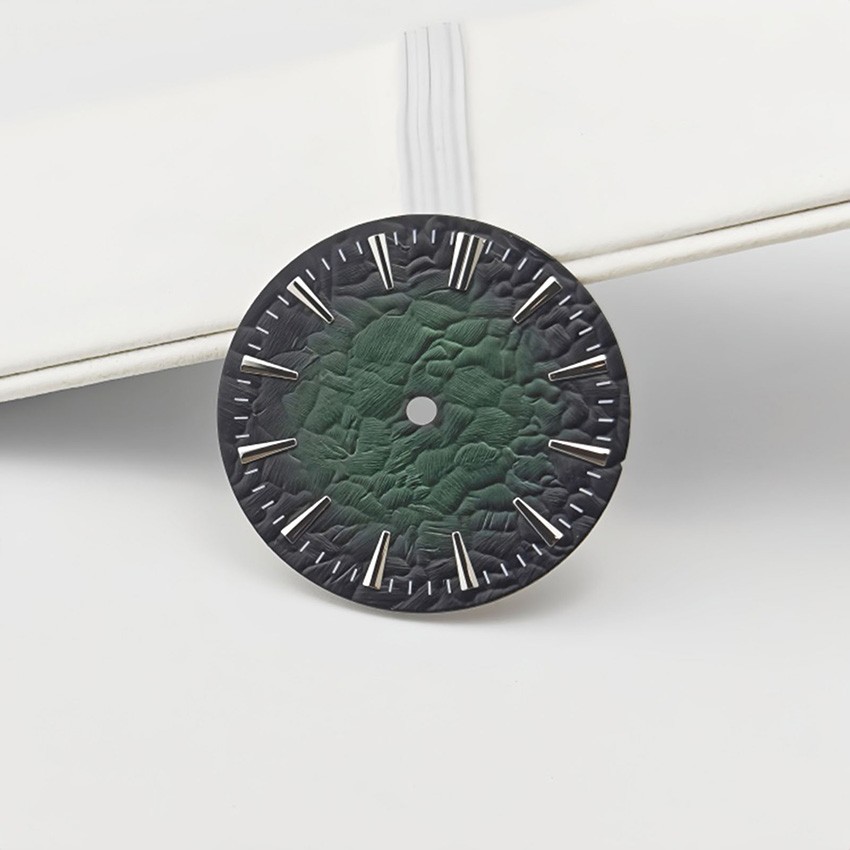 28.5mm Stone pattern Watch Dial Modified Mechanical for NH35/NH36 Movement
