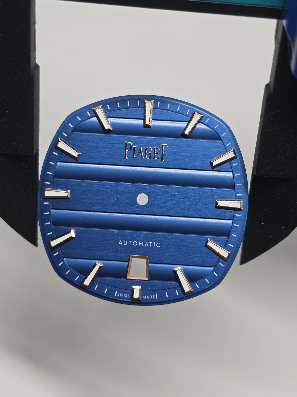 Genuine Piaget Polo Sport Automatic Blue Rose Gold Dial 31.4mm