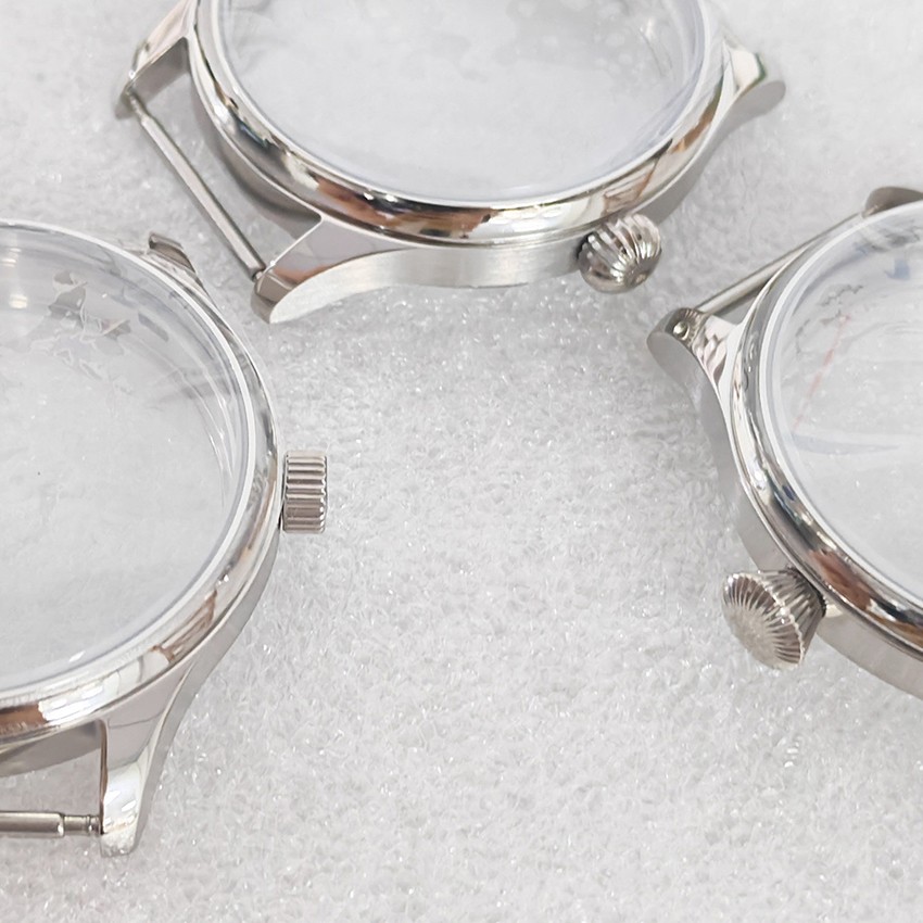 For ETA 6497/6498, ST3600/ST3620 Movement 44mm Stainless Steel Watch Case