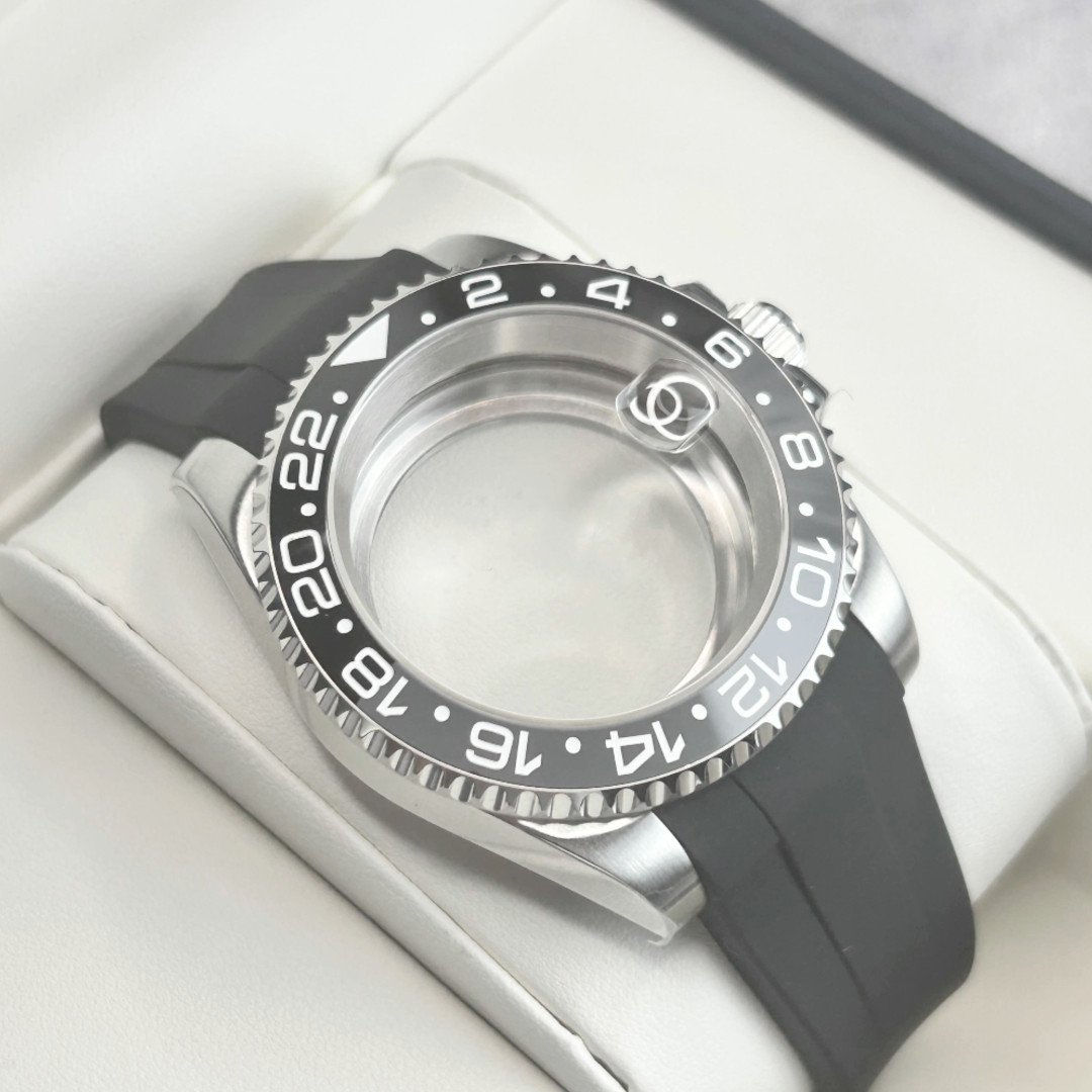 200M Waterproof 24 Hour 40mm Dive Watch Case for NH35A NH34 120 Clicks Sapphire