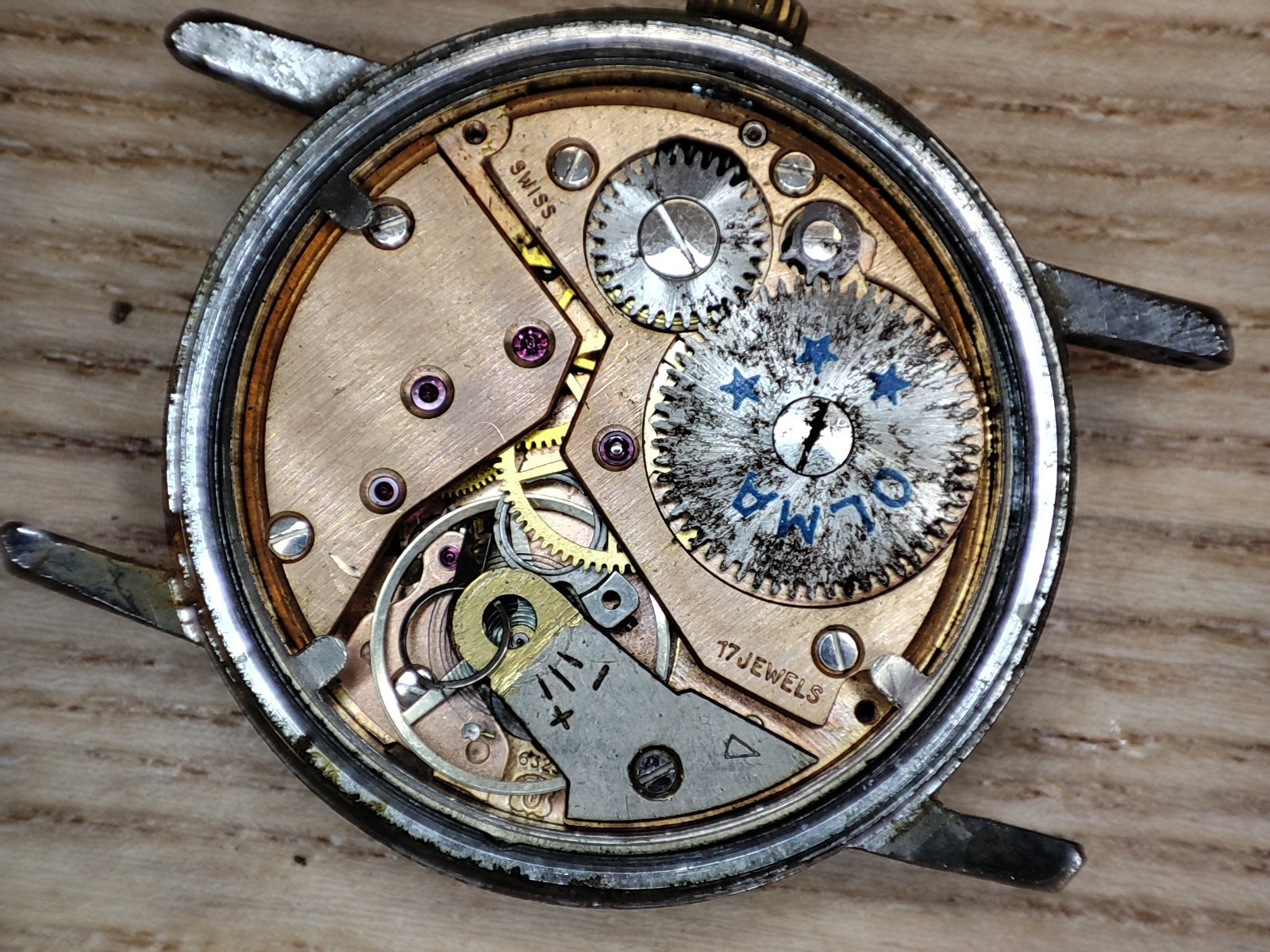 Unitas UT 6325 Watch movement Olma – 34.3 mm – for parts and spares