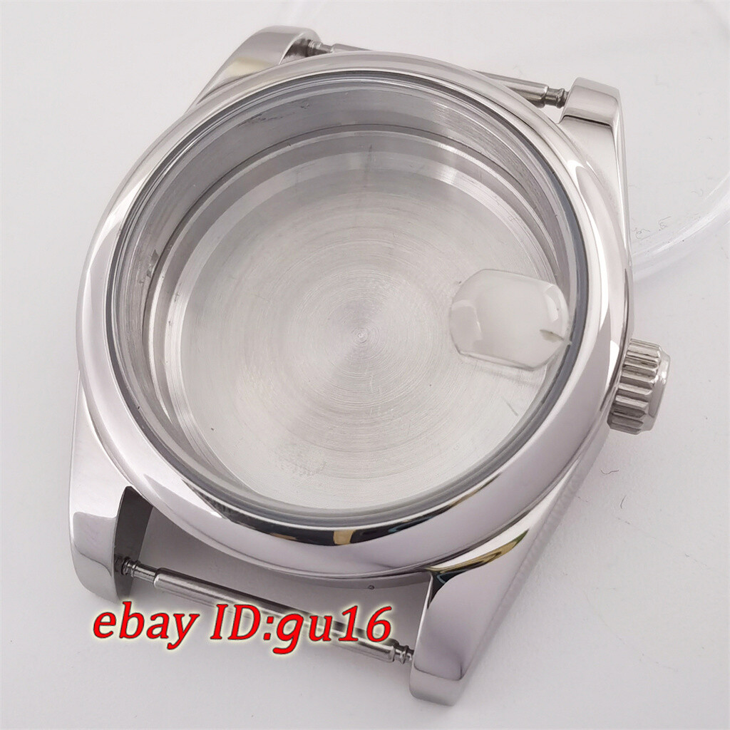 36mm 39mm Frosted watch case fit NH34 NH35 NH36 PT5000 ETA 2824/2836 Miyota 8215