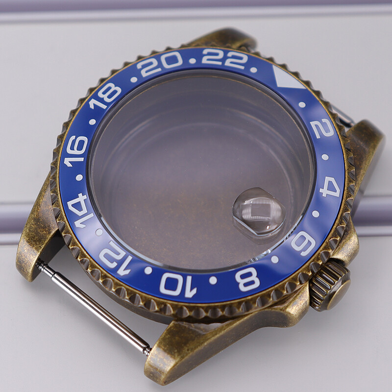 Bronze 40mm Retro Watch Cases Accessory stainless steel For Seiko nh35 Movement