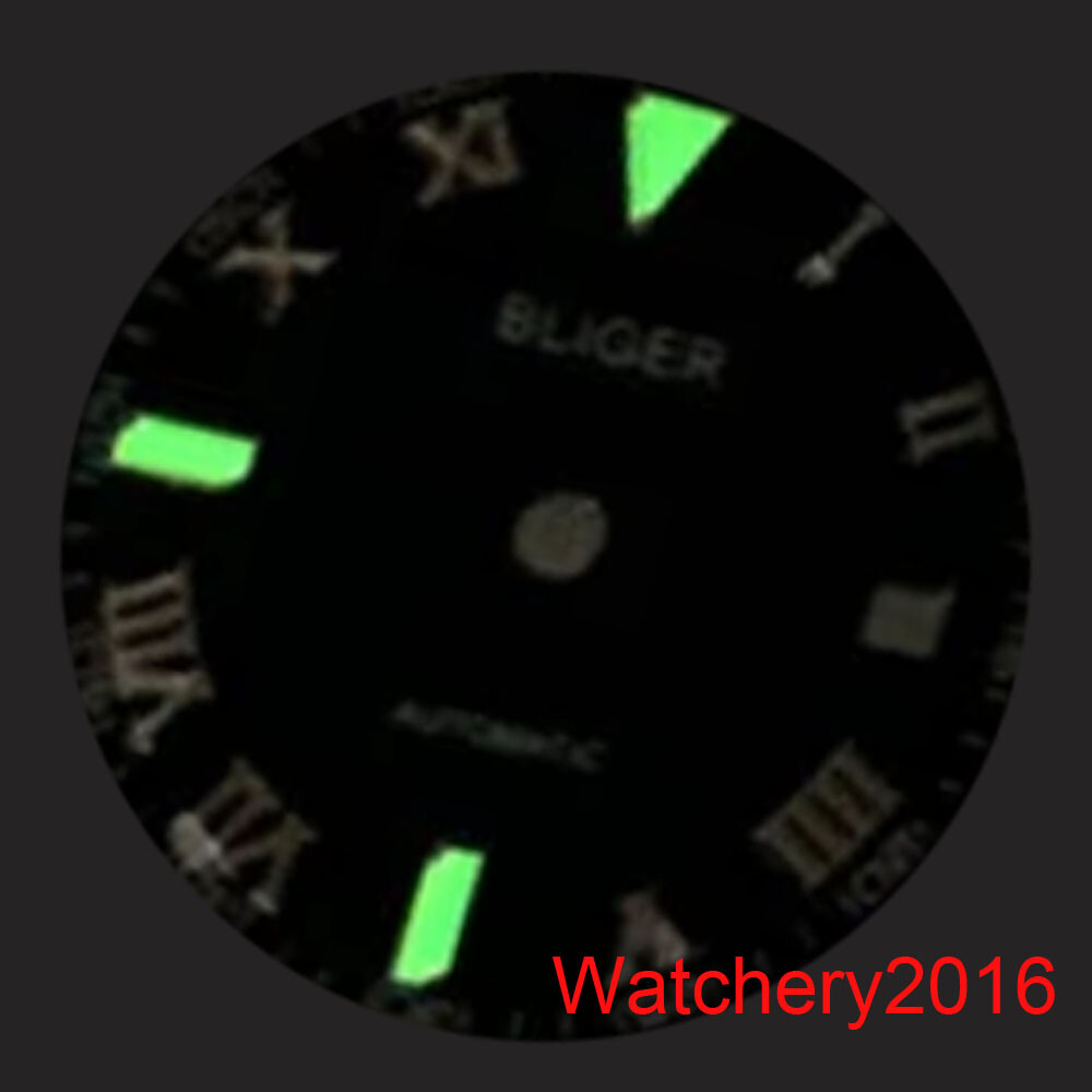 29mm Luminous Hand Roman Numerals Watch Dial Fit NH35A NH36A MIYOTA ETA2824
