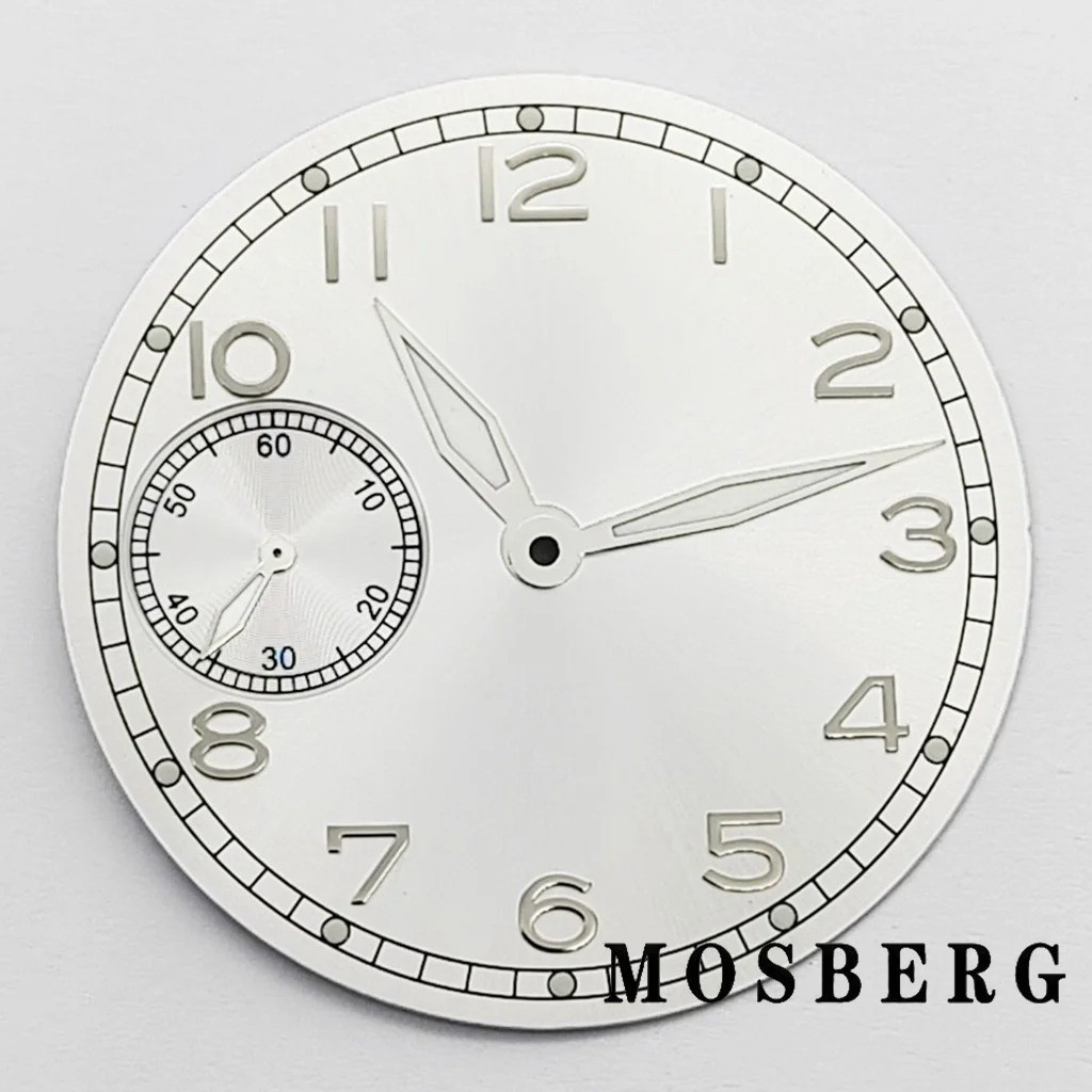 37mm Dial Hands Luminous Date Window for 6497 ST36 Automatic Movement