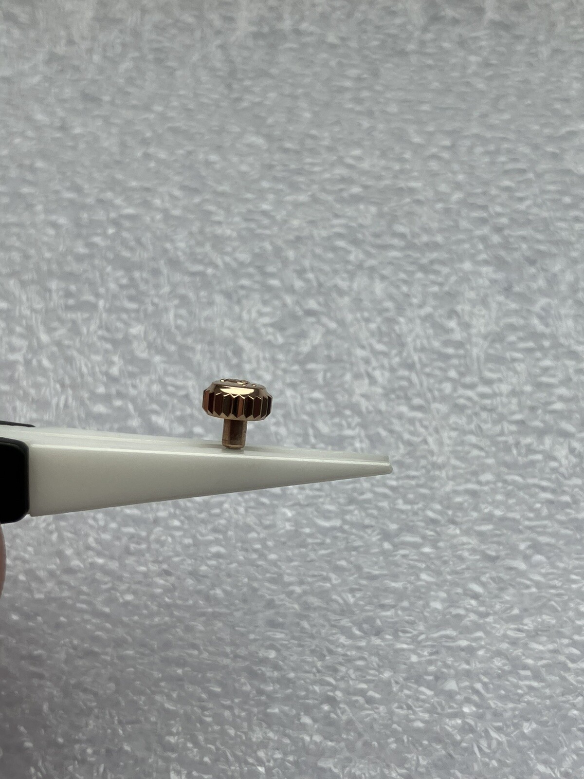 Genuine Rolex 18k Solid Rose Gold 5.3mm Twin Lock Crown 2 Dot Preowned