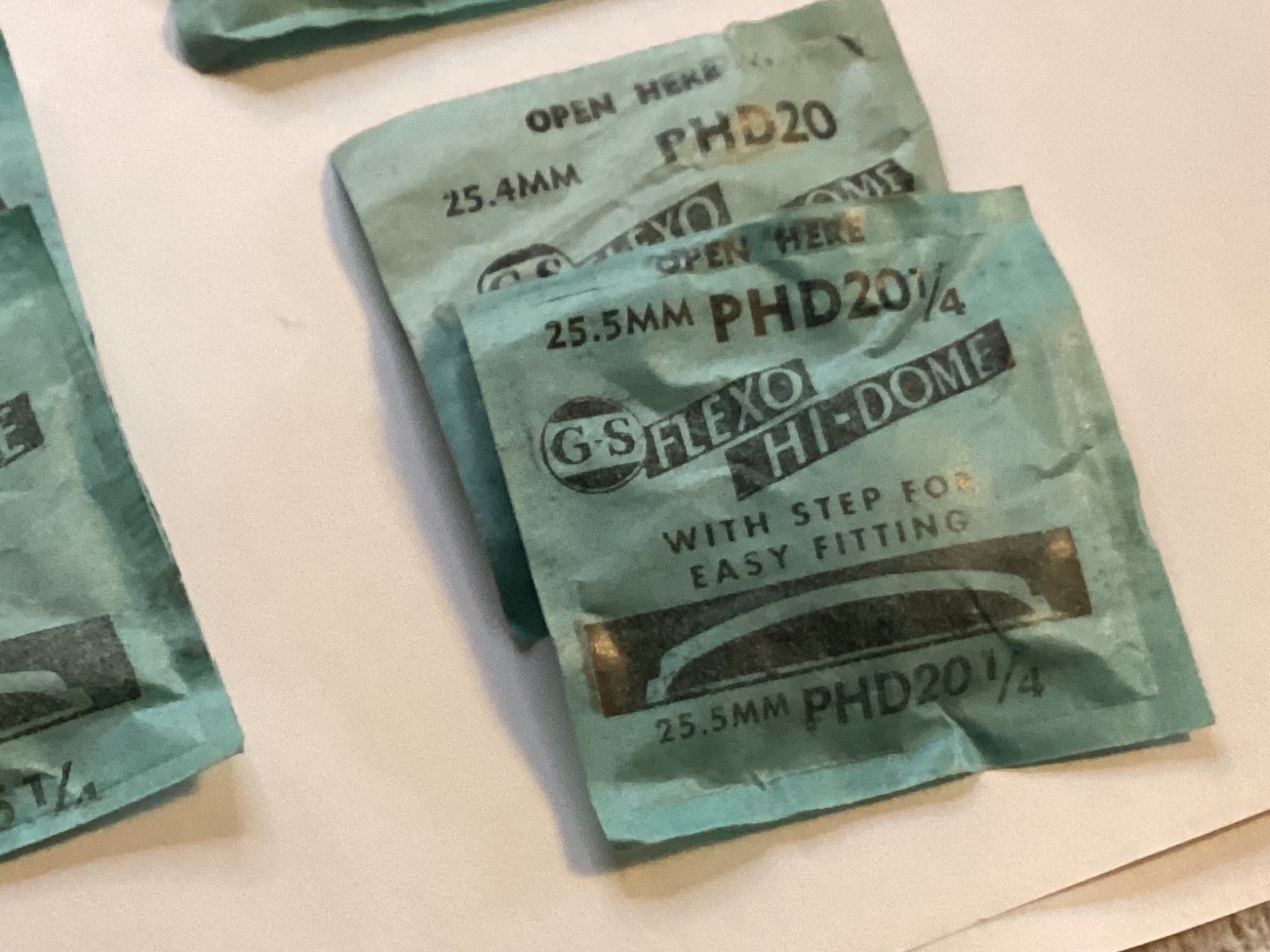 GS Flexo Hi Dome watch crystals smaller sizes parts