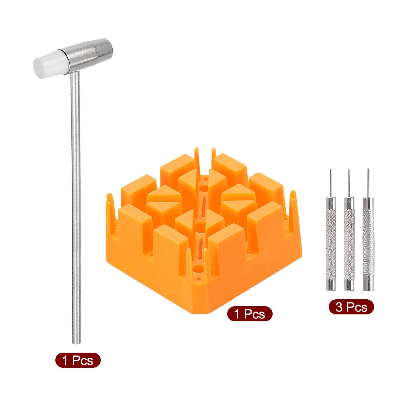 Watch Strap Link Pin Removal Set with Orange
