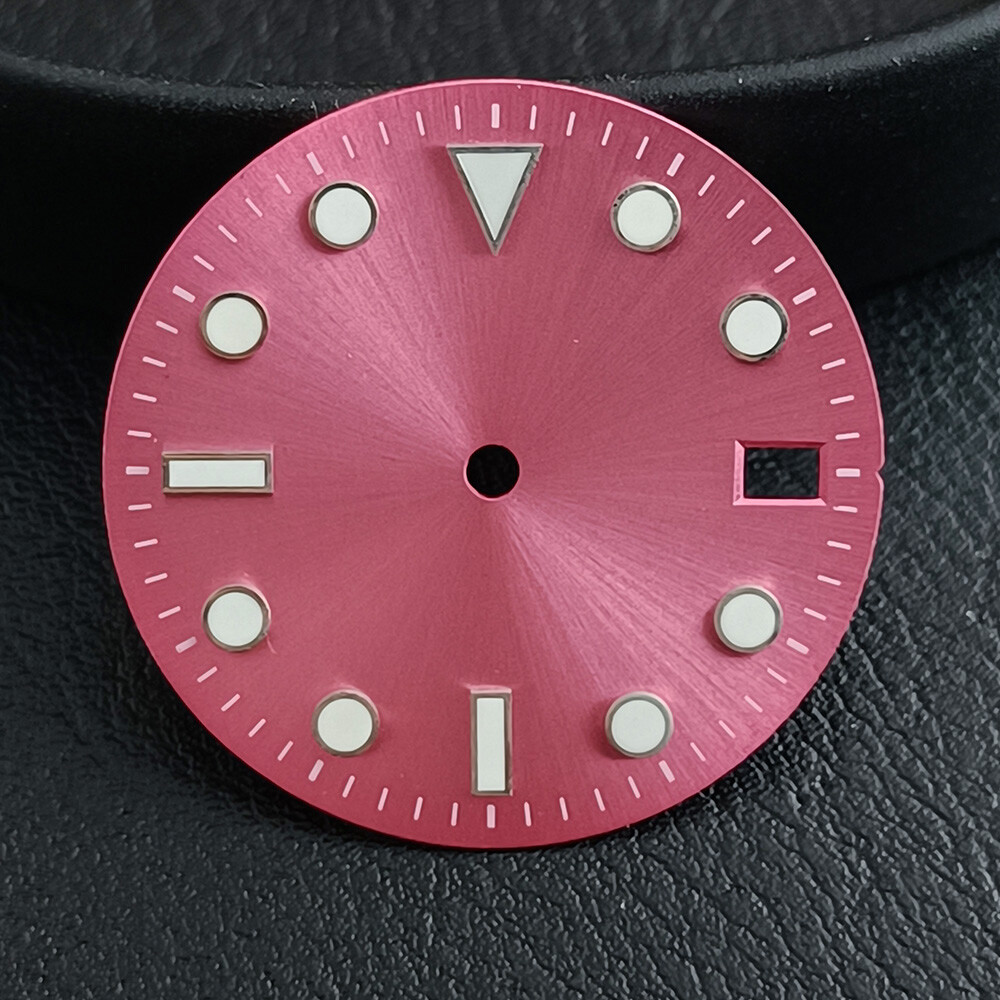 28.5mm nh35 dial green luminous for NH35/36 mechanical movements dial accessorie
