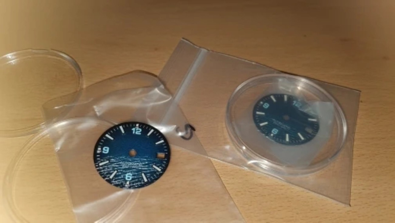 28.5mm Diving Watch Dial C3 BGW9 Lume for NH35 NH34 Movement 3 or 3.8 Crown