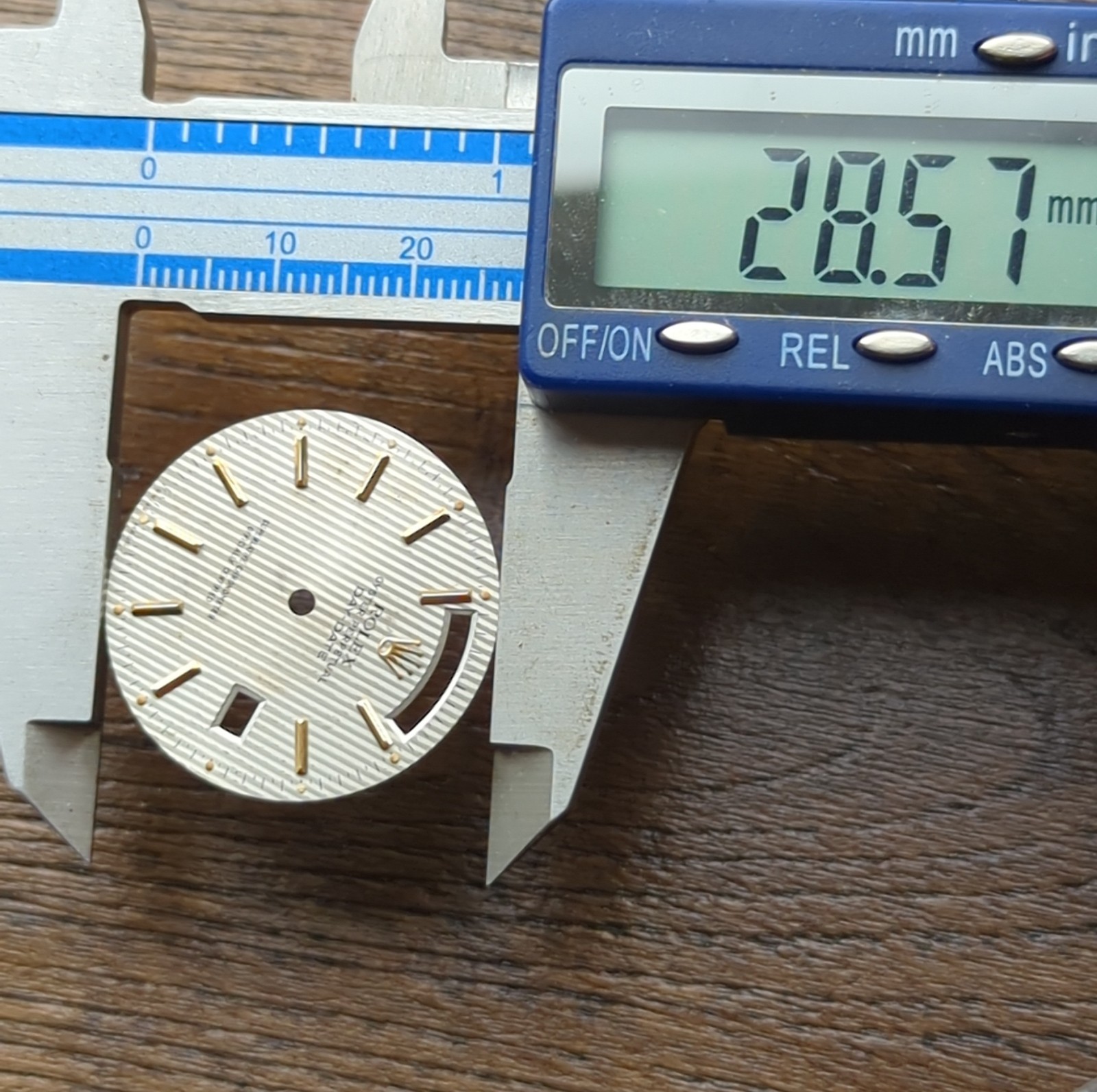 Rolex Oyster Perpetual Day Date 18038 Tapestry Dial Part Used (N44)
