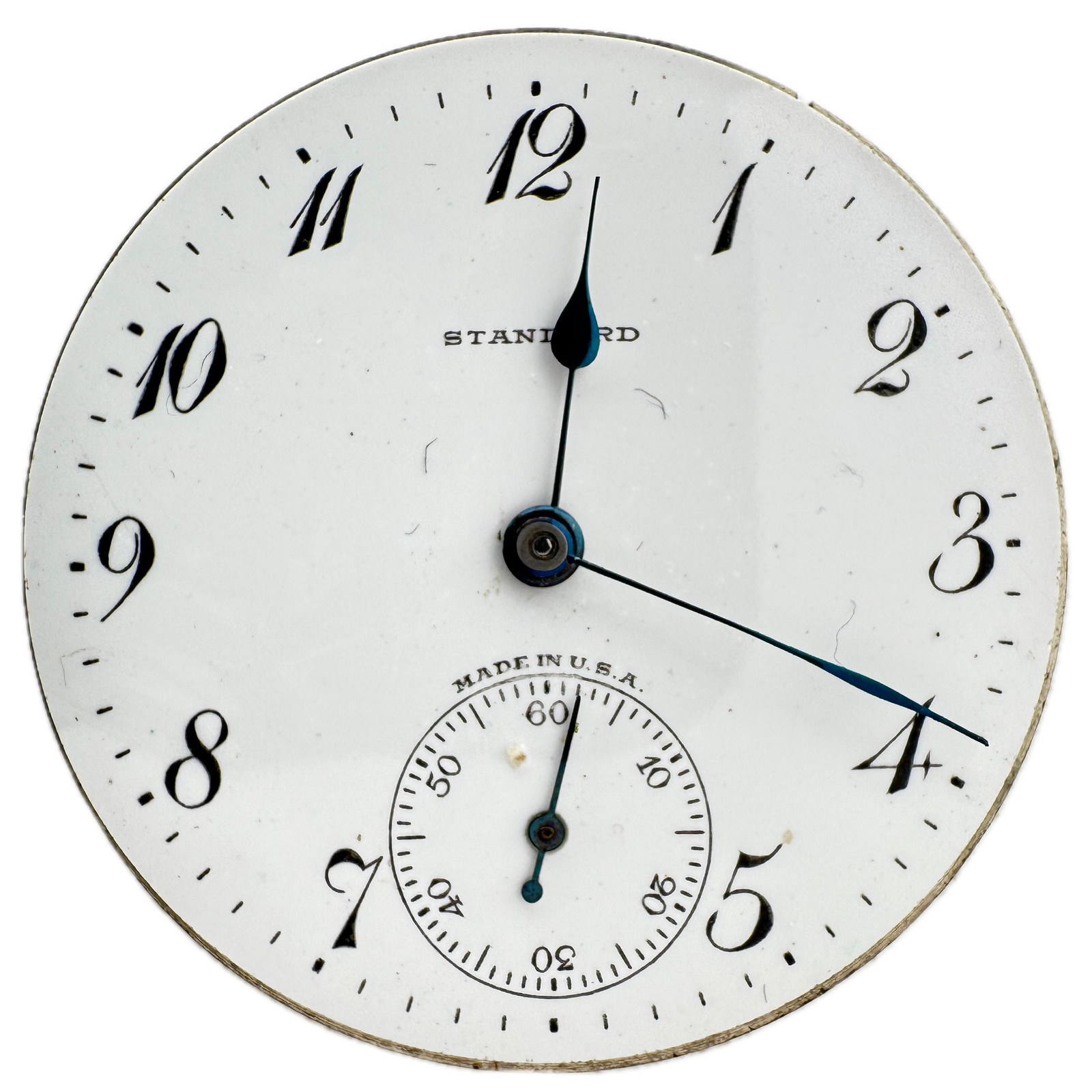 Antique 16s New York Standard BD Mechanical Pinstripe Pocket Watch Movement 95