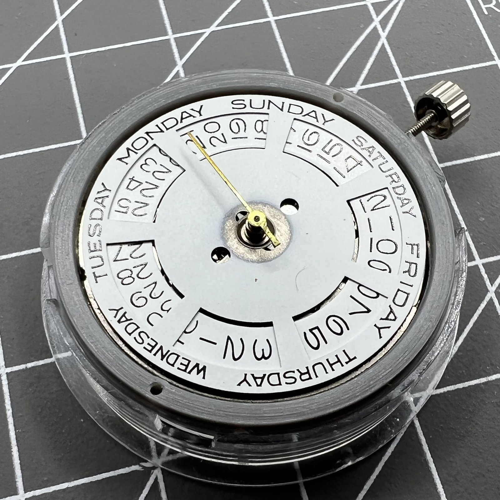 Tianjin Seagull T16 Day Date Automatic Mechanical Movement White Dial