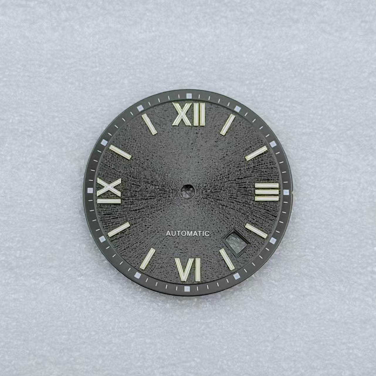New NH35 Dial 31.8mm Black Purple Fit NH35/36 Movements Watch Accessories