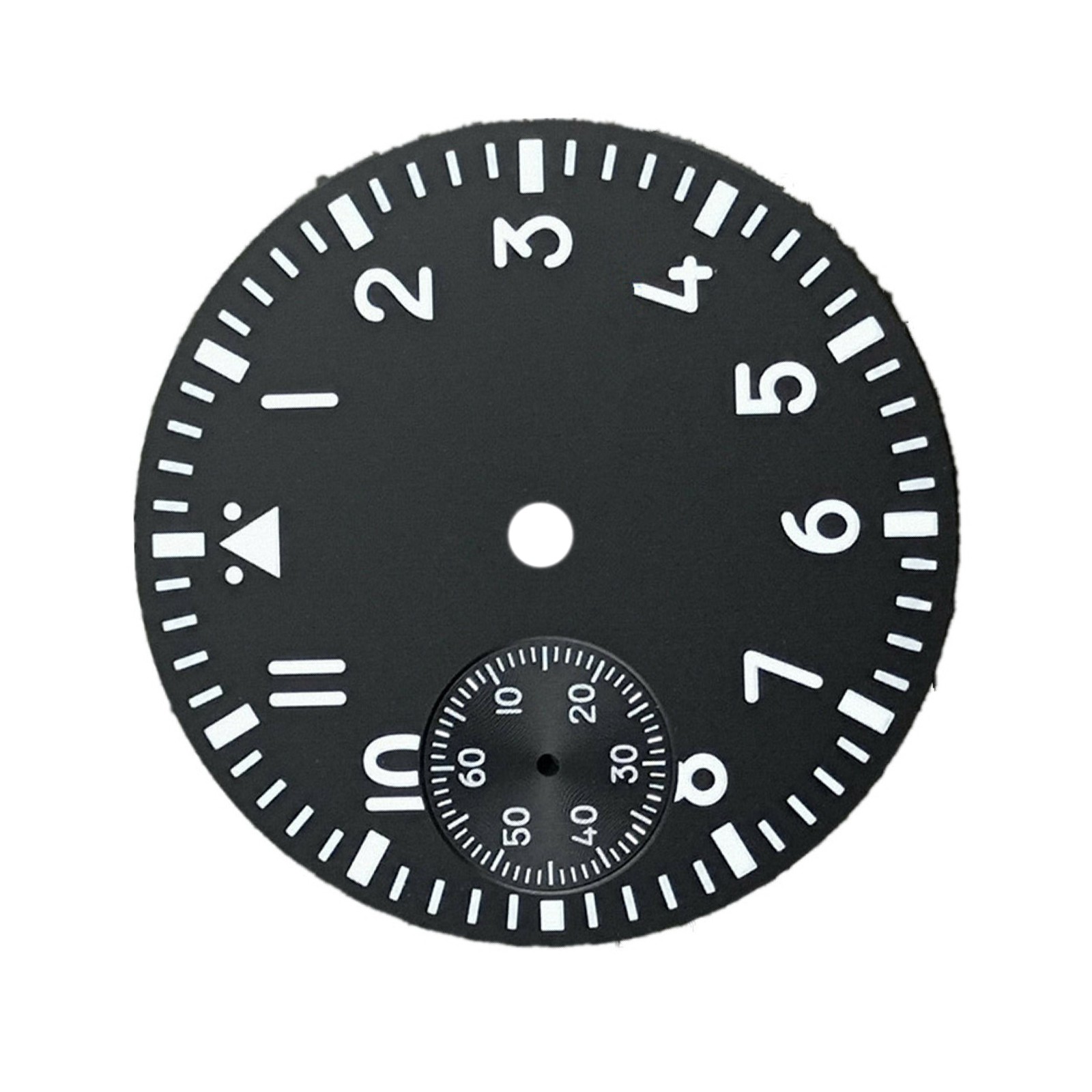 37mm Green Luminous Watch Dial Second @9 Replace For ETA 6497 ST3600 Movement J