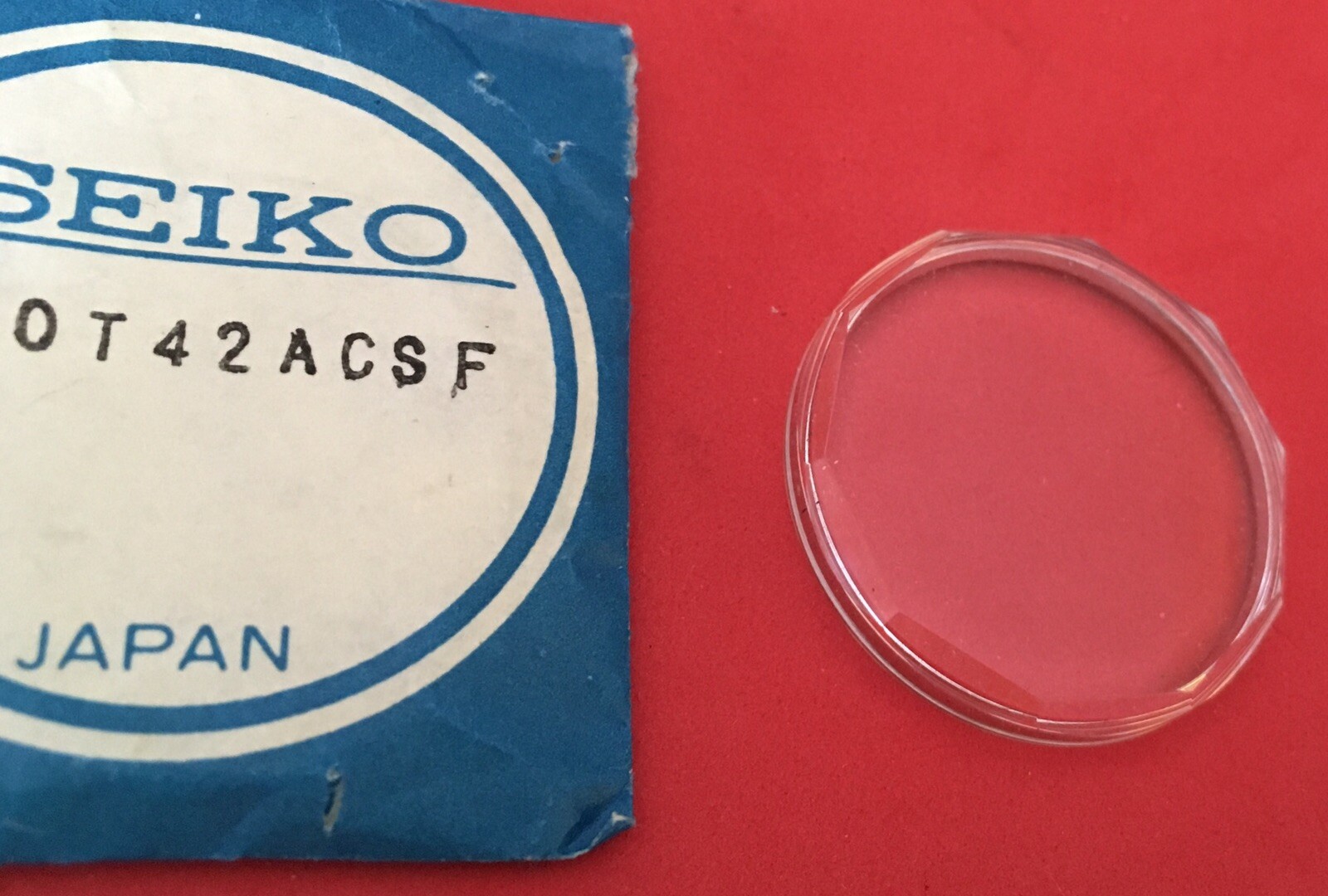 SEIKO-Original Part-Acrylic Crystal- ref.310T42ACS – Original Plastic Glass