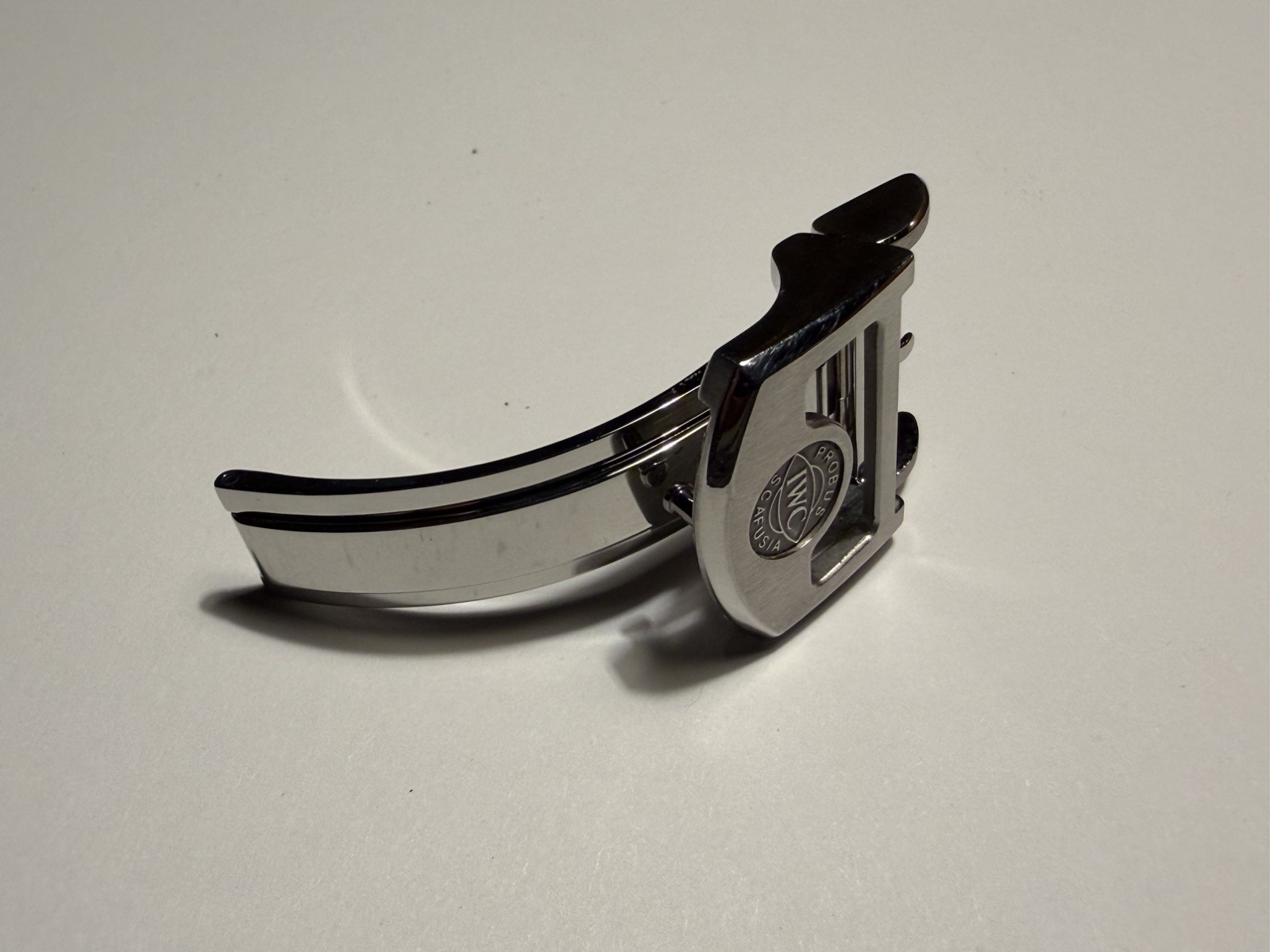 IWC Original 18mm Steel Fold-over Deployant Deployment Buckle Clasp Pre-owned