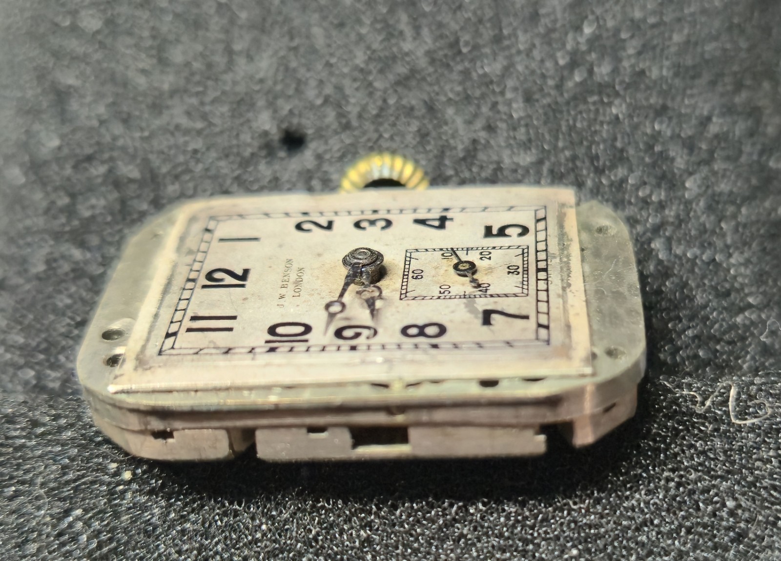 Vintage 1934 Longines 9.47N Movement & Dial, J.W. Benson London, Blued Hands