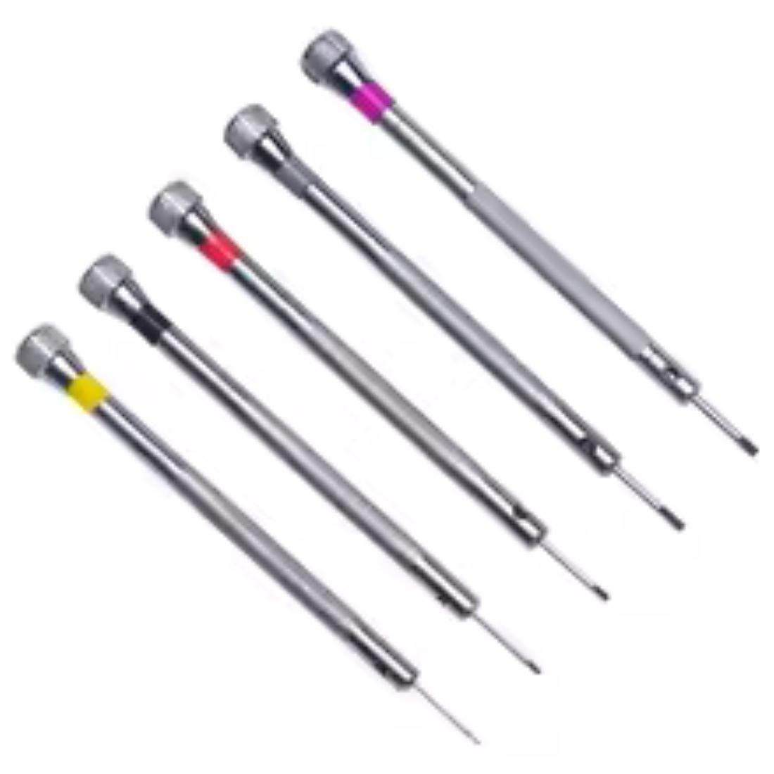 0.8-1.6mm Steel Screwdriver Watch Repairing Tool Portable Band Removal 5 Pcs