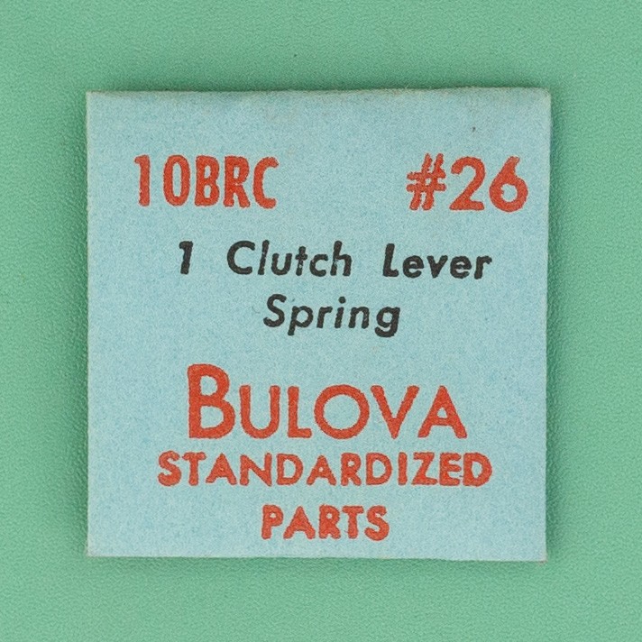 Gen Bulova Part 26 Clutch Lever Spring 10CMC 10CSC 8BBA 9AR 9ARC NOS 0068