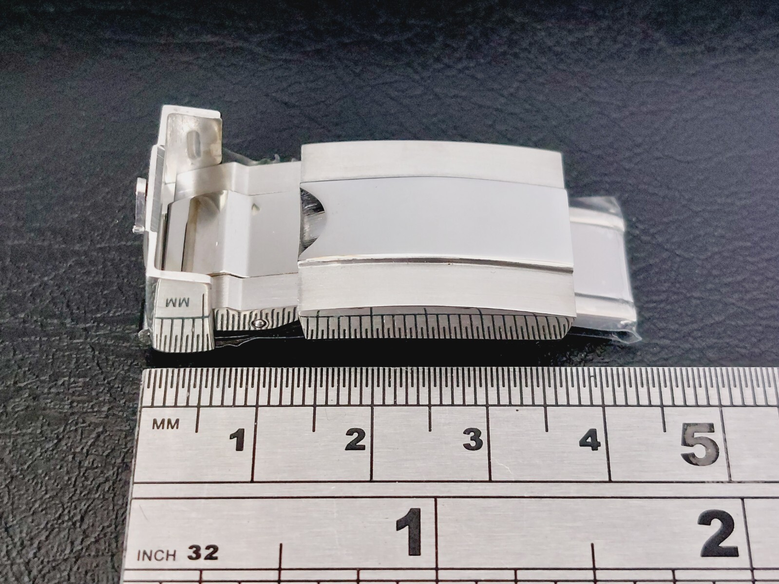 New Short Version 16mm x 9mm Stainless Steel Replacement Folding Clasp For Rolex