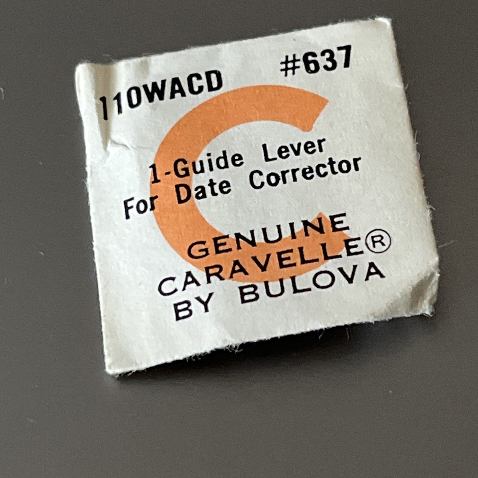 Bulova Caravelle Watch 11OWACD Movement Part #637 GUIDE LEVER FOR DATE CORRECTOR