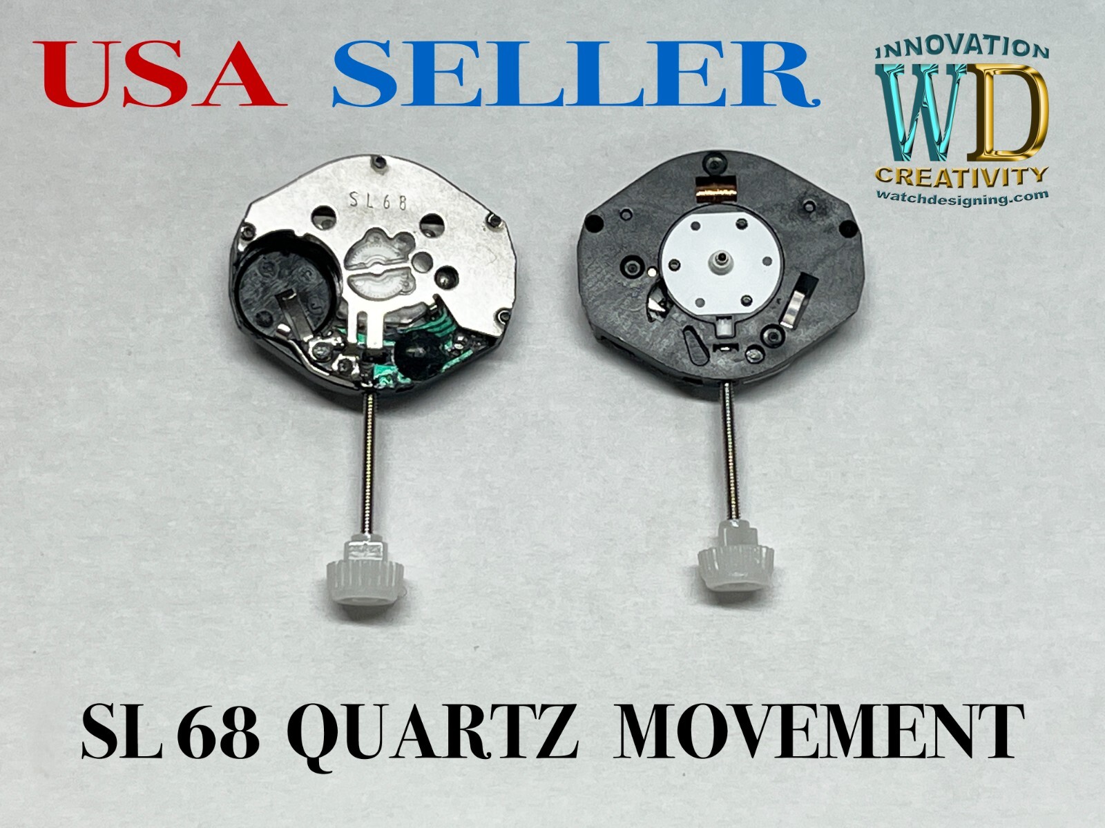 SL68 SUNON New One Quartz Watch Movement 6 3/4×8 Ligne Chinese Parts Replace