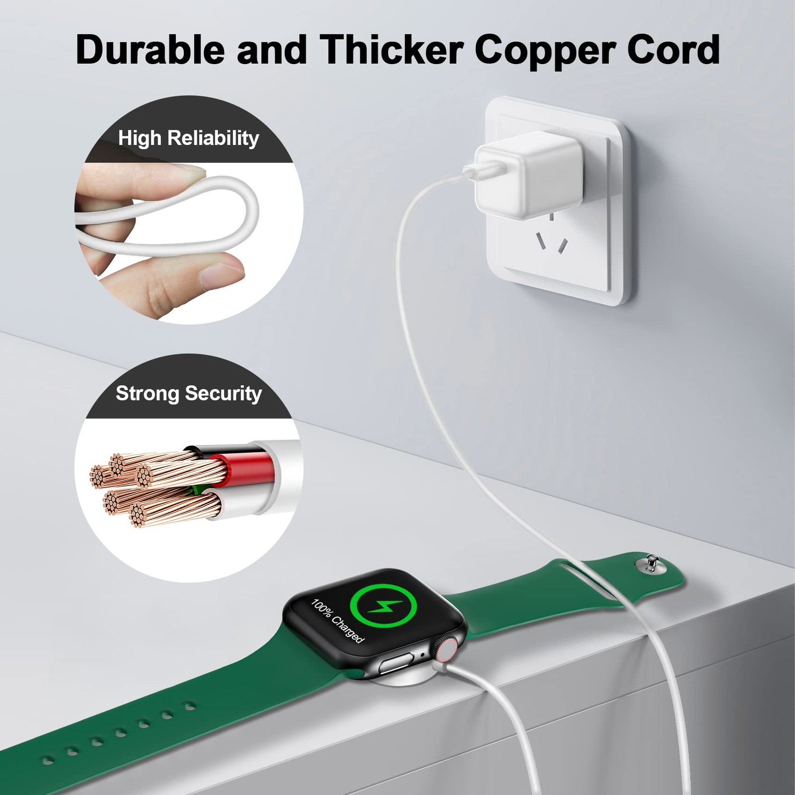 𝟐𝟎𝟐𝟔 𝐔𝐩𝐠𝐫𝐚𝐝𝐞𝐝 for Apple Watch Charger Magnetic Fast Charging Cabl…