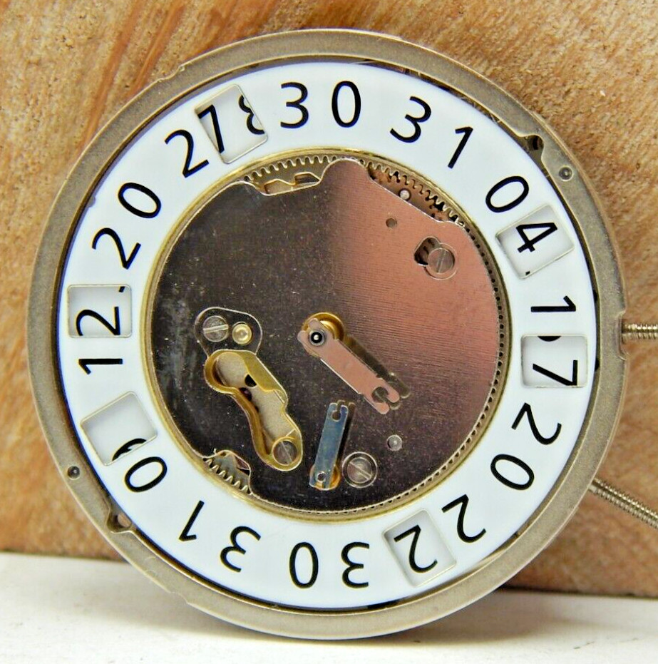 Ronda 6203.B quartz dual time date wrist men’s wrist watch movement with stems