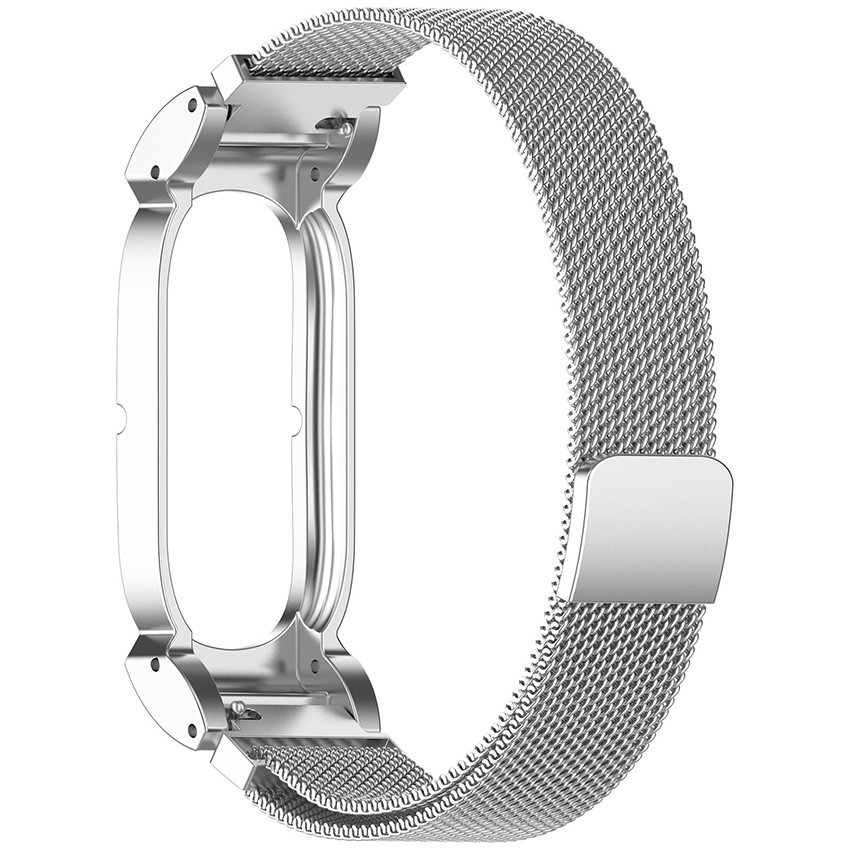 For Google Fitbit Air Metal Frame Strap Watch Band Stainless Steel Bracelet