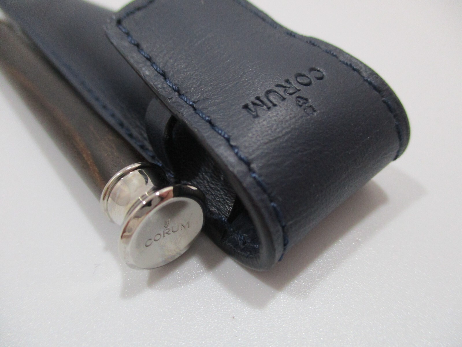 CORUM Watch Chronograph Complication Setting Pin Stylus Pusher Tool Leather Case