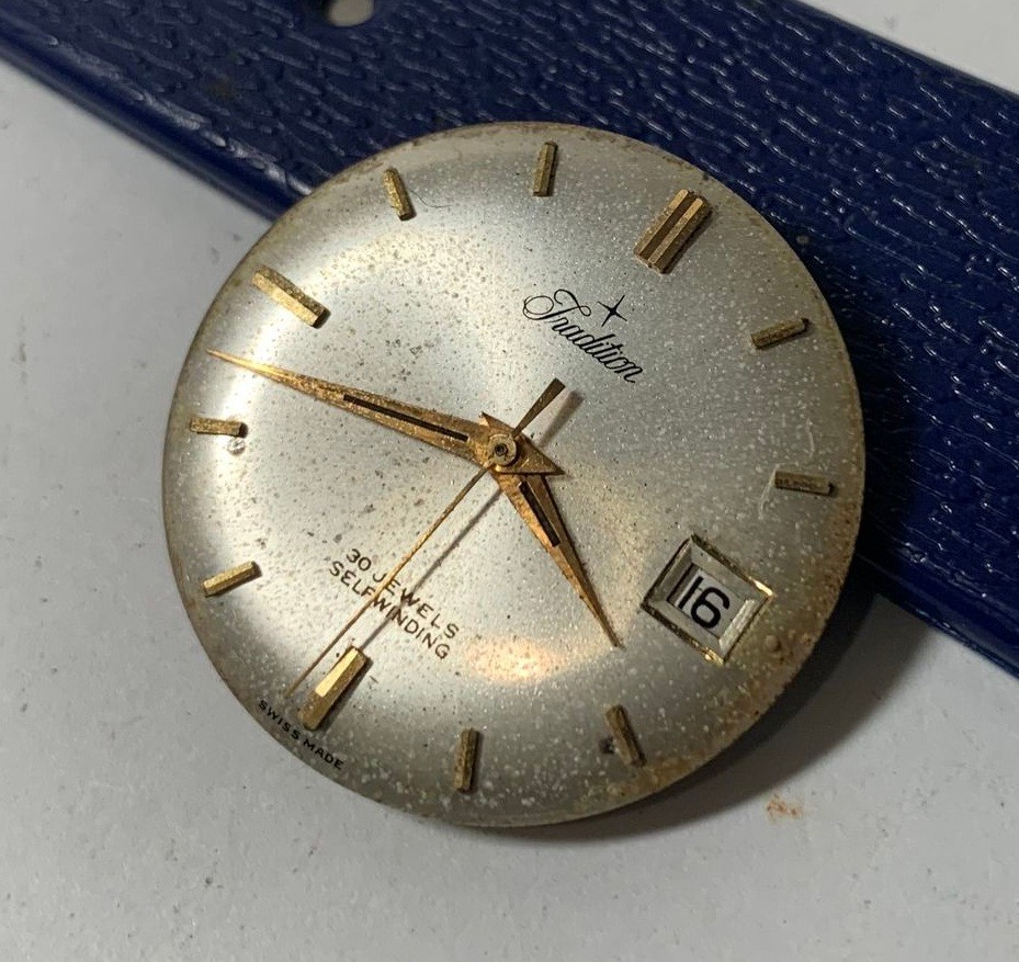 1950s Tradition Sears 30J Automatic AS 1700 Movement, NICE Dial & Hands TICKS !!