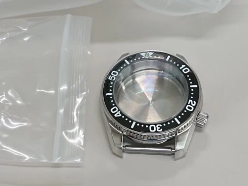 42mm Silver Watch Case Strap Set Sapphire Glass for NH35 NH36 NH34 NH38 NH70