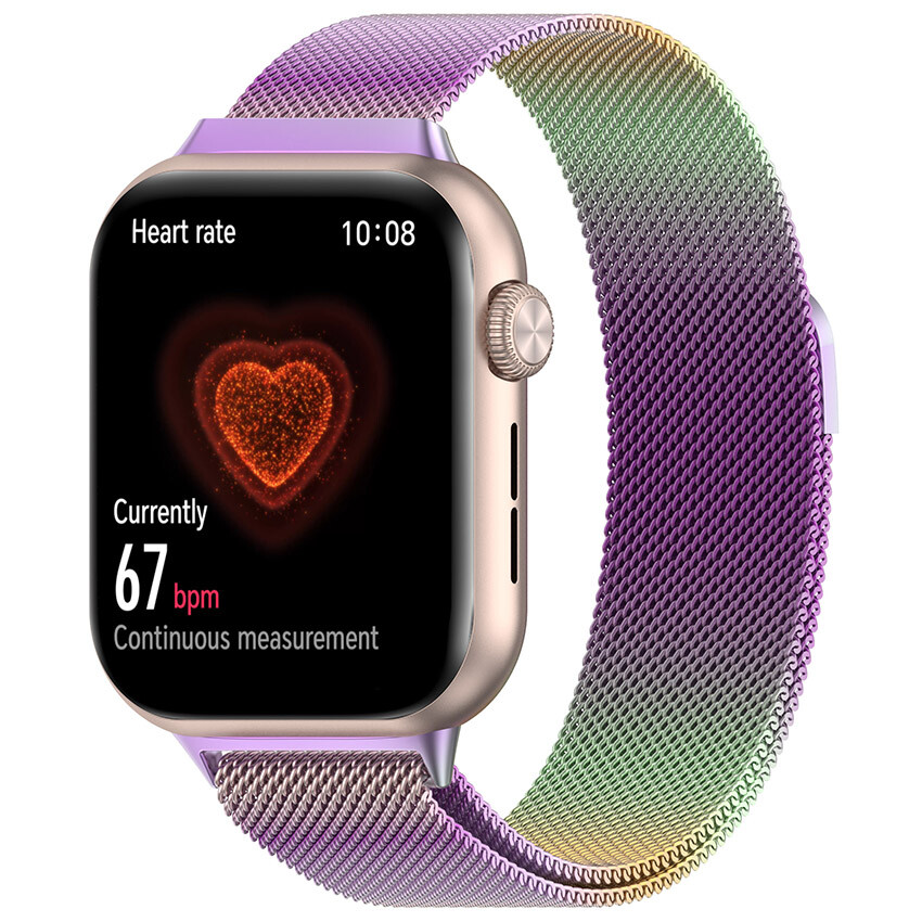 Metal Strap Bracelet For Honor Watch 5 Smart Watch Magnetic Milanese Loop Band