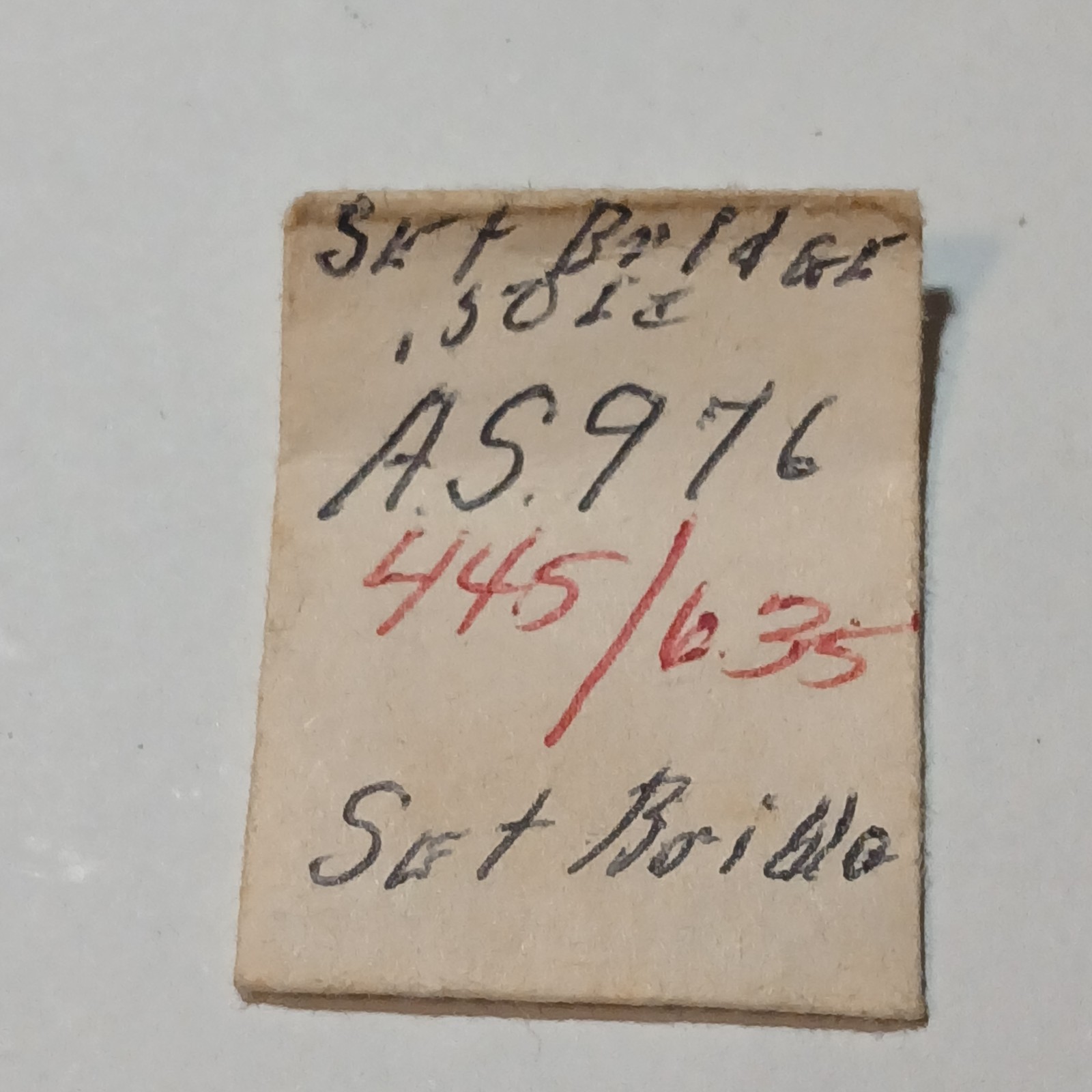 AS PART 445/635 Set Bridge AS Caliber 979 1676 NOS ORIGINAL