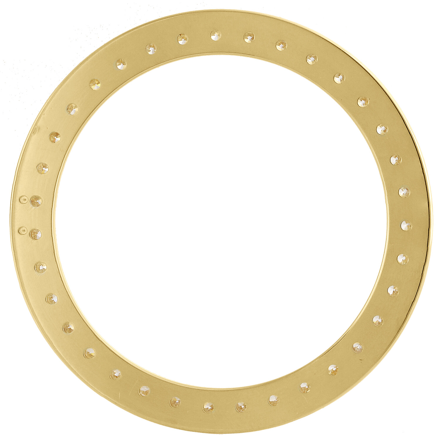 14K Yellow Gold Beadset Diamond Bezel For 36mm Rolex DateJust Day-Date 3.50 CT.