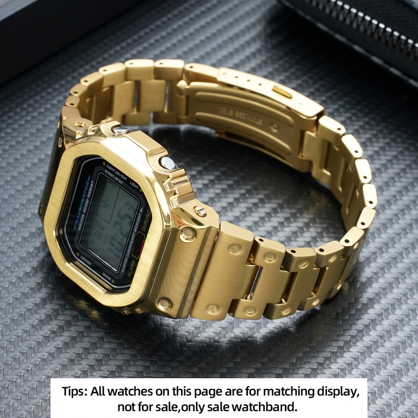 For Casio DW5600 GW-B5600 GW-M5610 GM5600 Metal Watch Case GW-B5600 Steel Strap
