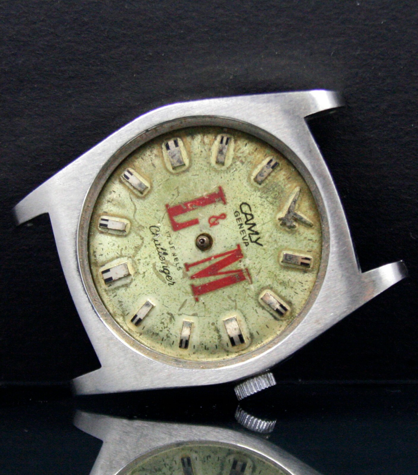 Camy Geneva Winding L&M Logo Dial Vintage Watch FOR SPARES
