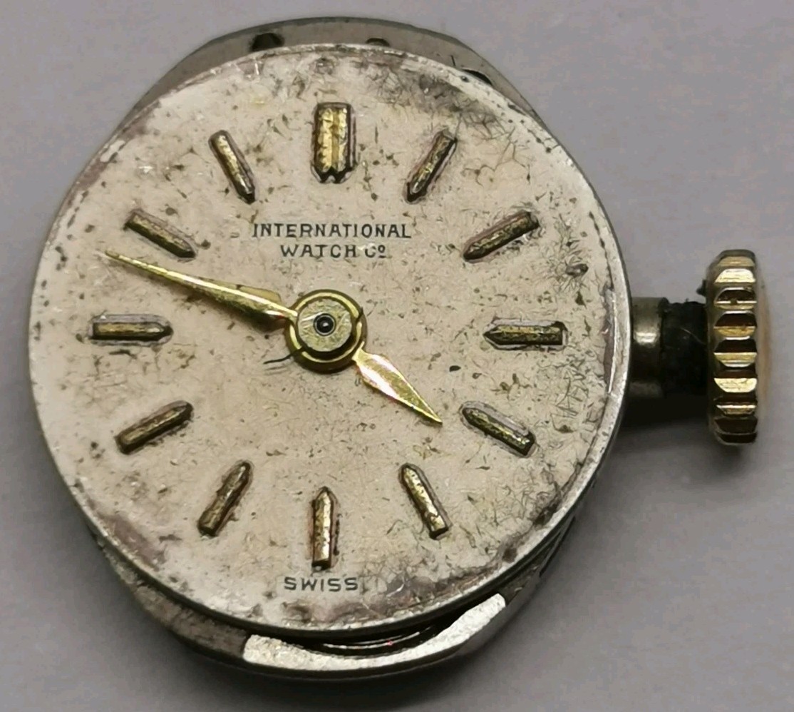 Vtg 1960s IWC International Watch Co Calibre C.431 Ladies Wrist Watch Movement