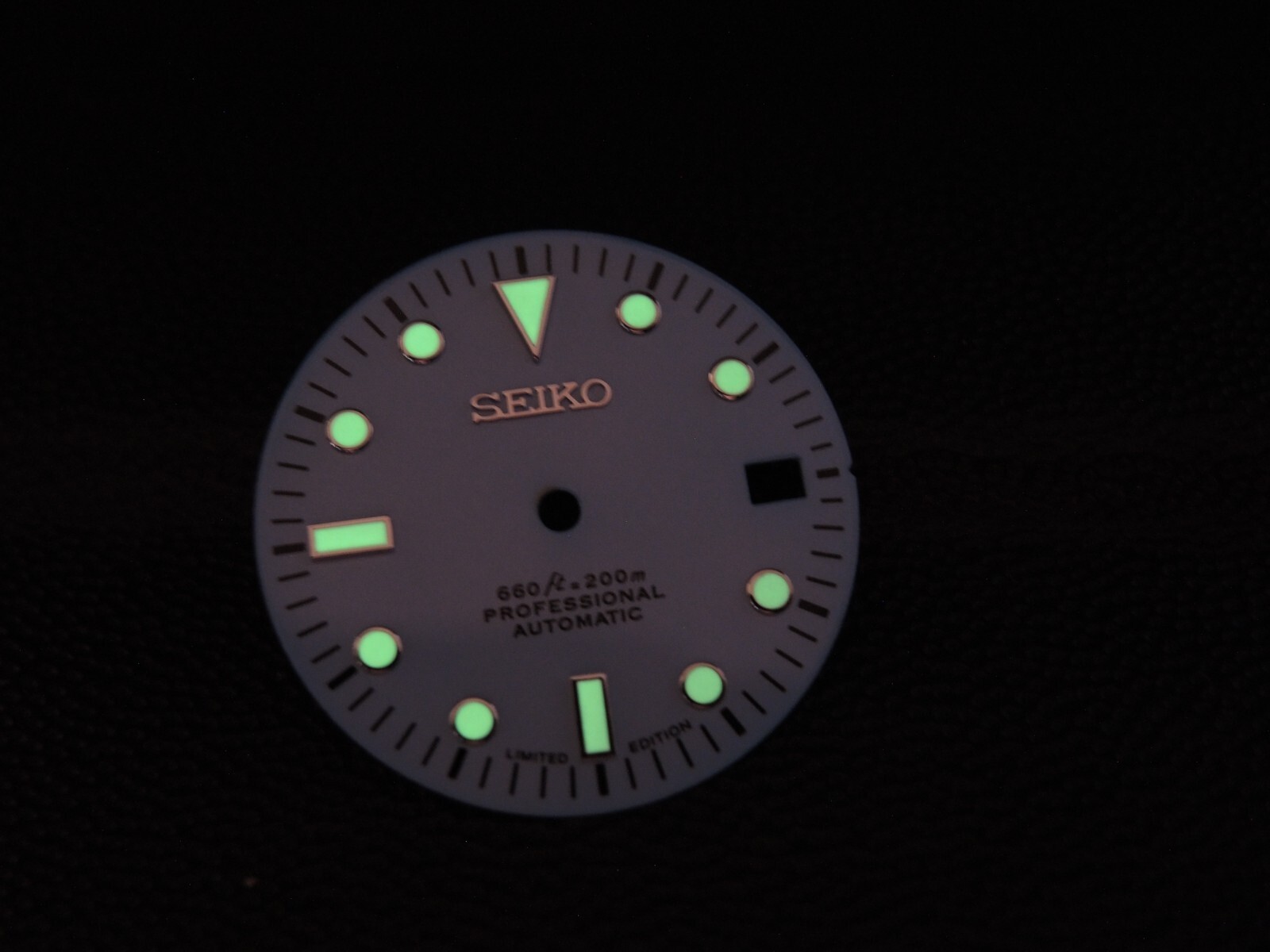 NEW LIGHT BLUE GLOSSY DIAL SEIKO DIVERS 660FT. DATE SKX007/ SKX031 / NH35-36