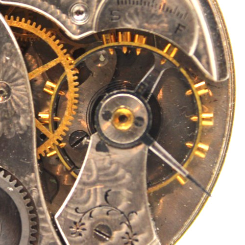 1917 ELGIN POCKET WATCH MOVEMENT 19174722 GRADE: 303 12s 7j (EE)