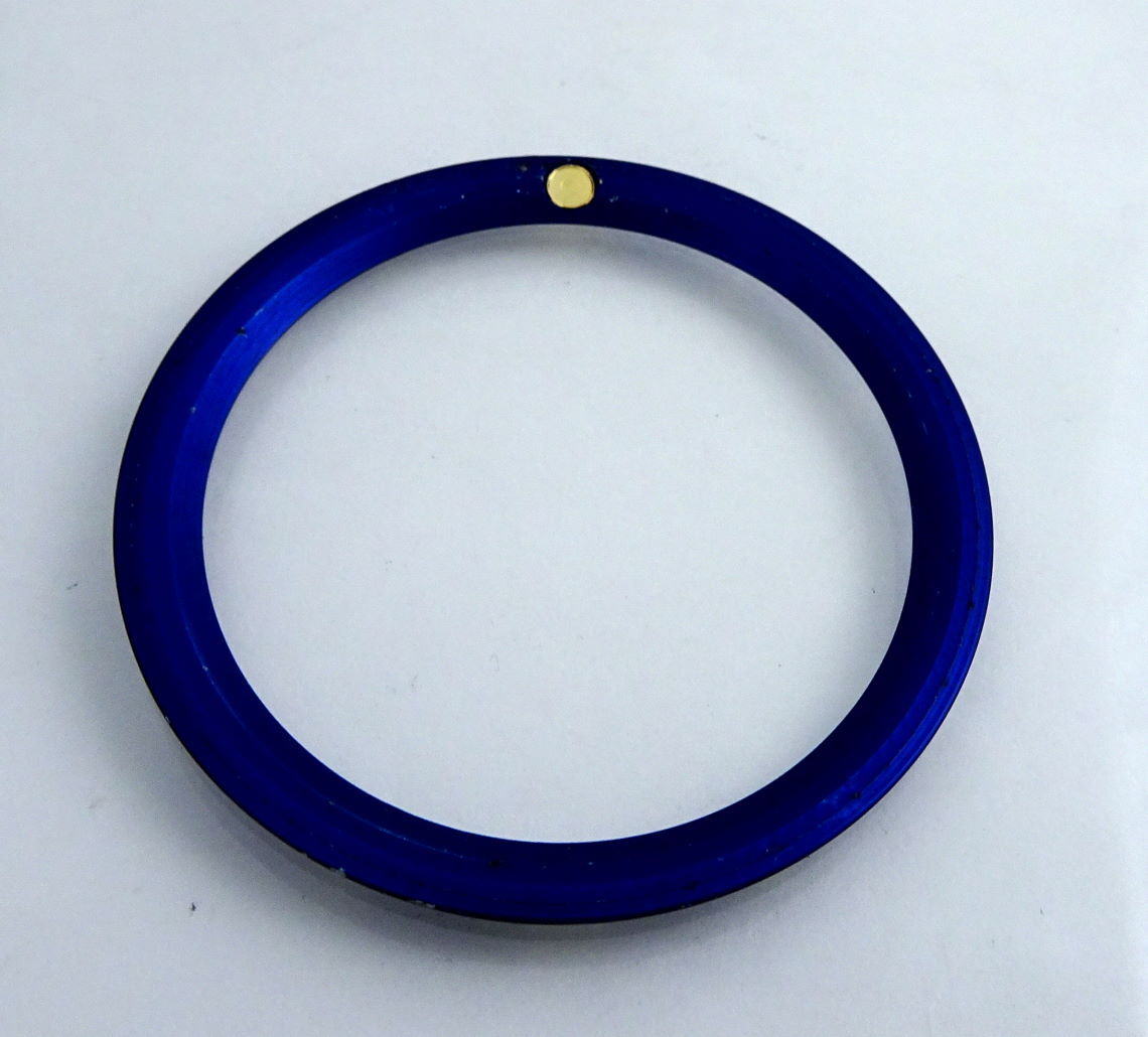 18k Rolex Submariner 16613 16618 16800 Luminova Watch Bezel Insert Part