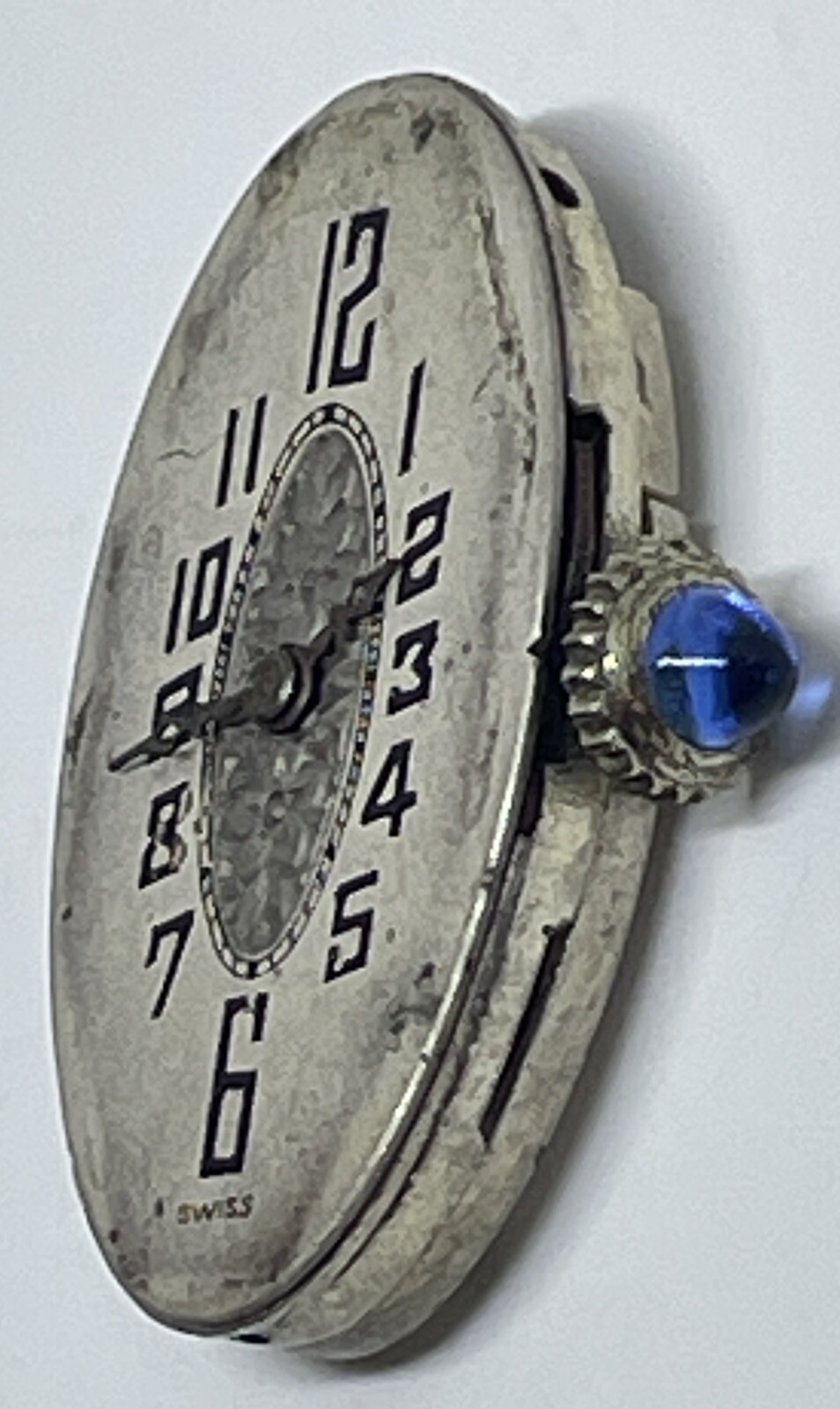 JW CHOPARD MOVEMENT Swiss 16 Jewels 3 Adjustments Does Not Run/For Parts