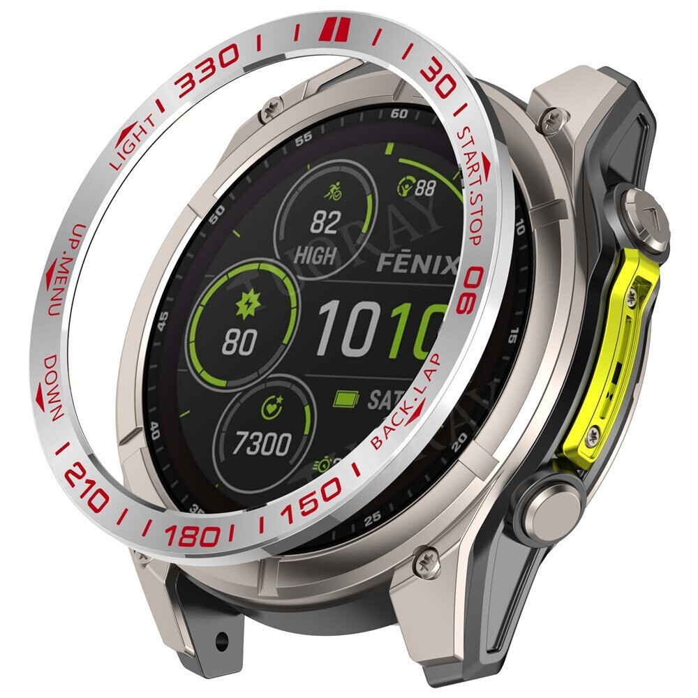 Bezel Frame Ring Metal Watch Case Cover Bumper For Garmin Fenix 8 43mm 47mm 51mm
