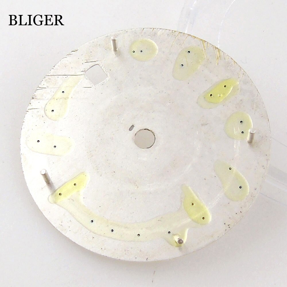 29mm Silver Watch Dial Blue Roman Numerals Datejust Hand Fit NH35A MIYOTA 8215