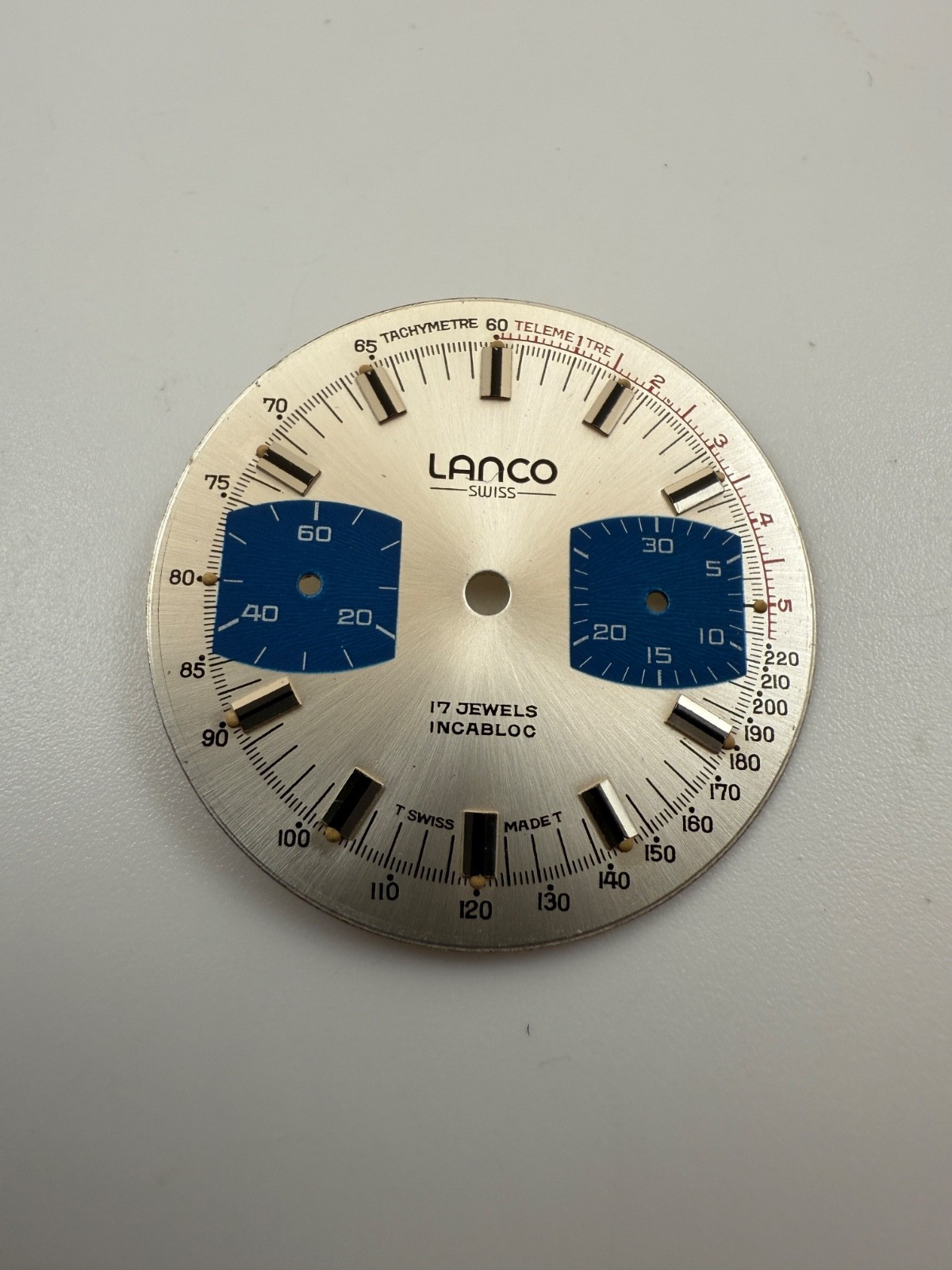 Lanco Monaco Case for Valjoux 7733 and Lanco Monaco Dial